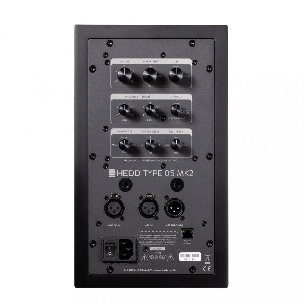 HEDD AUDIO Type 05 MK2 Black — Studio Monitor, nearfield reference loudspeaker