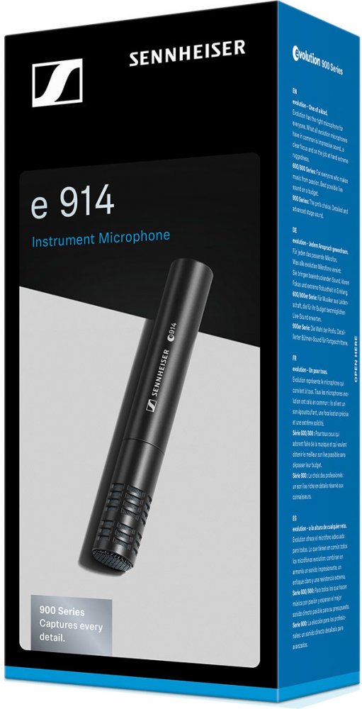 SENNHEISER E 914 — Microphone, studio recording microphone body