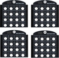 Four black electronic devices each with 20 circular knobs and several small buttons arranged in a grid, labeled hear back PRO.