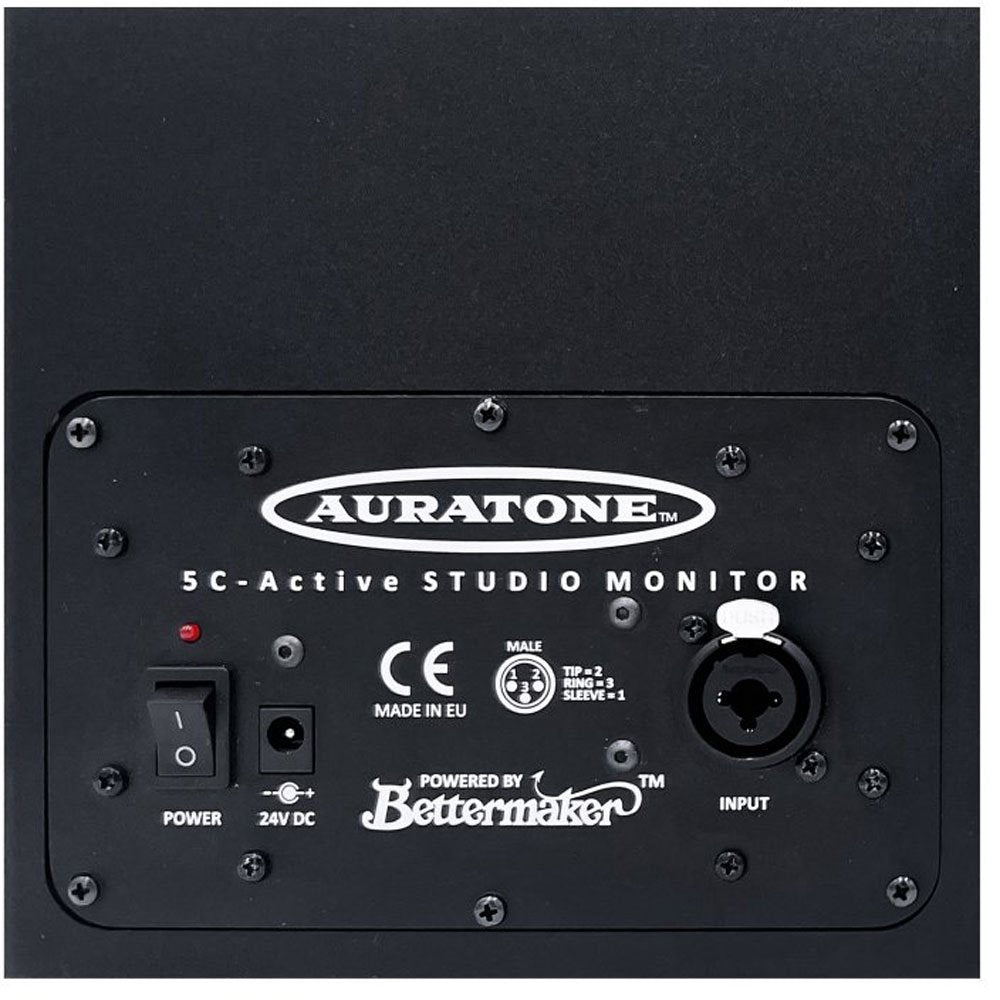 AURATONE 5C Mono Active Black — Studio Monitor, nearfield reference loudspeaker