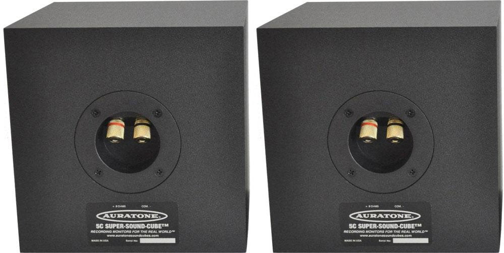 AURATONE 5C Passive Black Bundle — Studio Monitor, nearfield reference loudspeaker