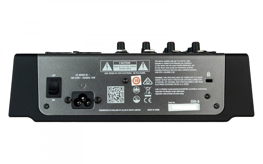 ALLEN & HEATH ZED-6 — Mixer