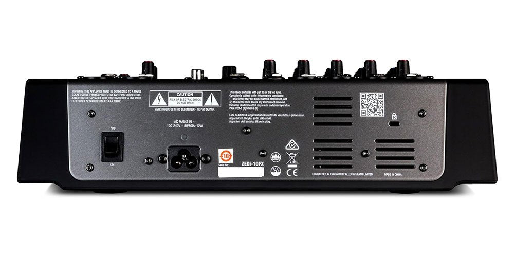 ALLEN & HEATH ZED-i10FX — Mixer