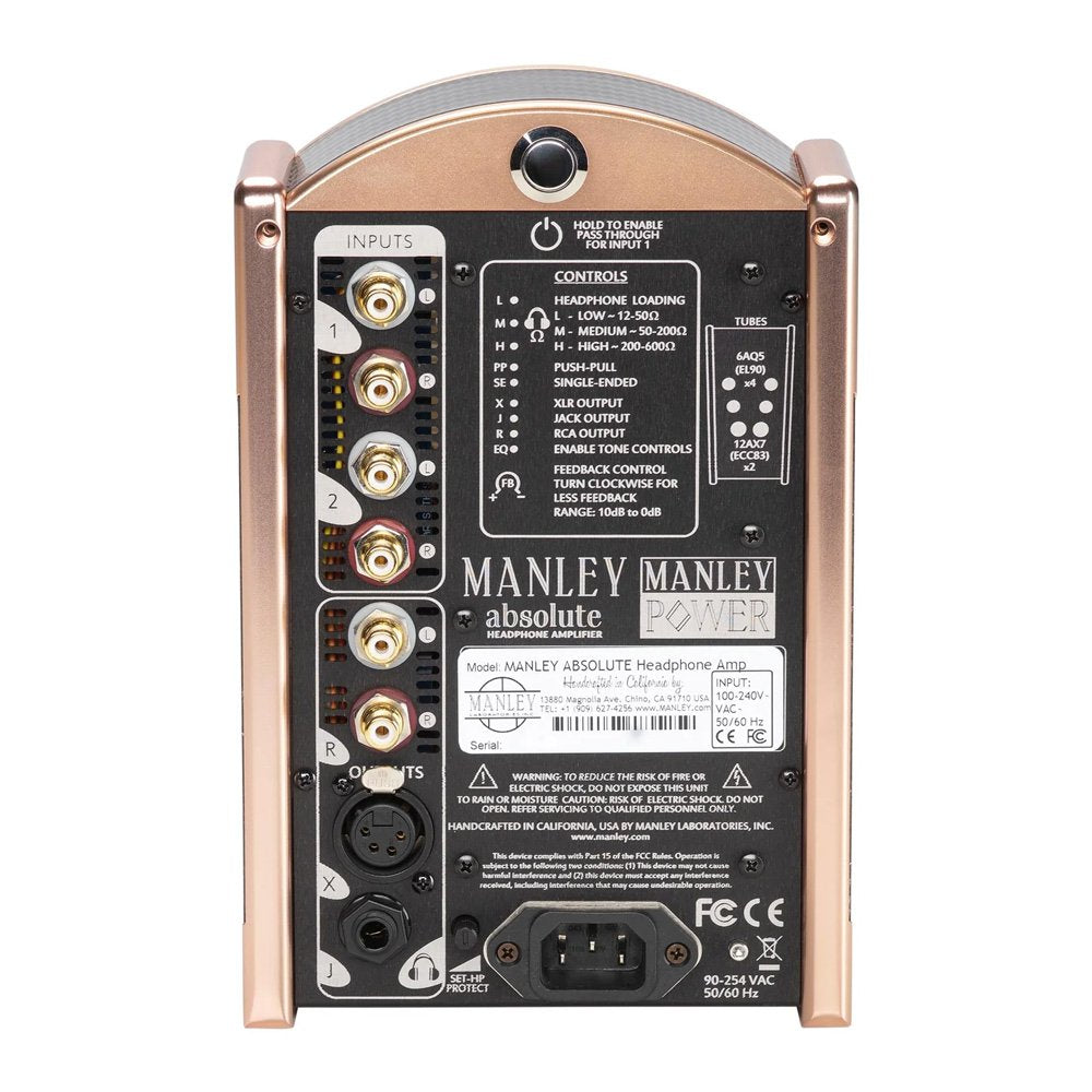 MANLEY LABS Absolute Headphone Amplifier - Copper — Headphones