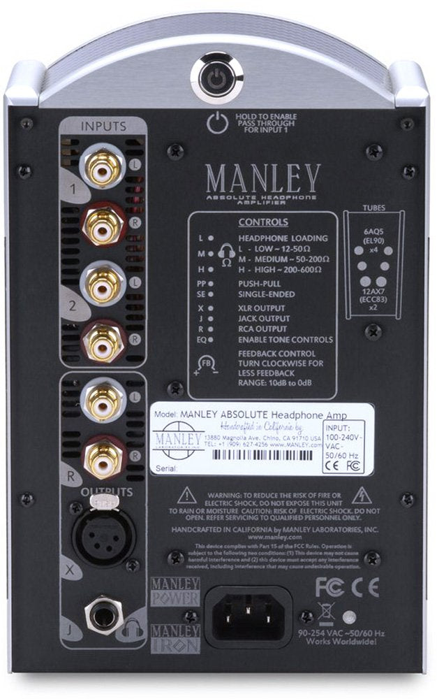 MANLEY LABS Absolute Headphone Amplifier - Silver — Headphones