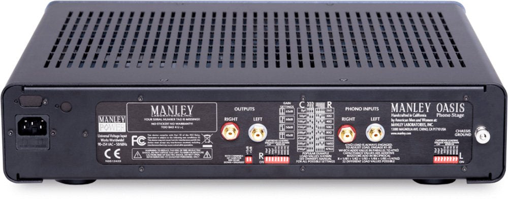 MANLEY LABS OASIS Phono Stage — Preamp / DI