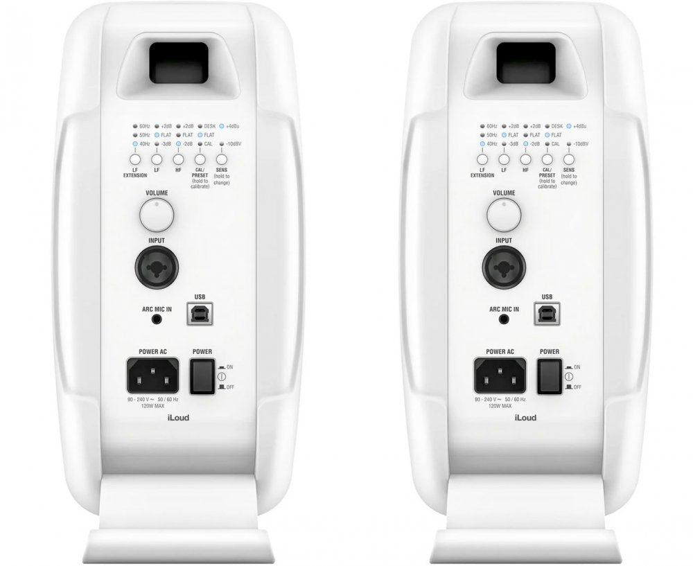 IK MULTIMEDIA iLoud MTM mkII (Pair, White) — Studio Monitor, nearfield reference loudspeaker