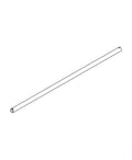 A long thin white cylindrical tube shown against a white background.