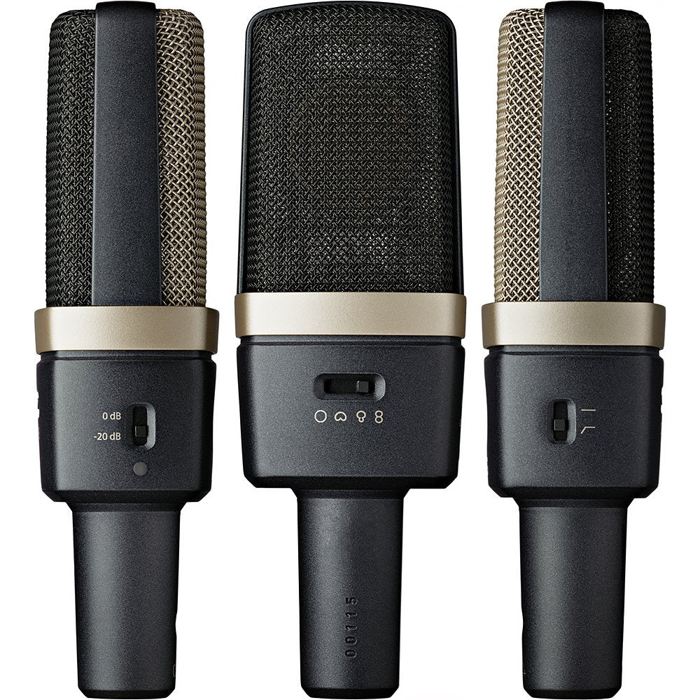 AKG C 314 Stereo Pair — Microphone, studio recording microphone body