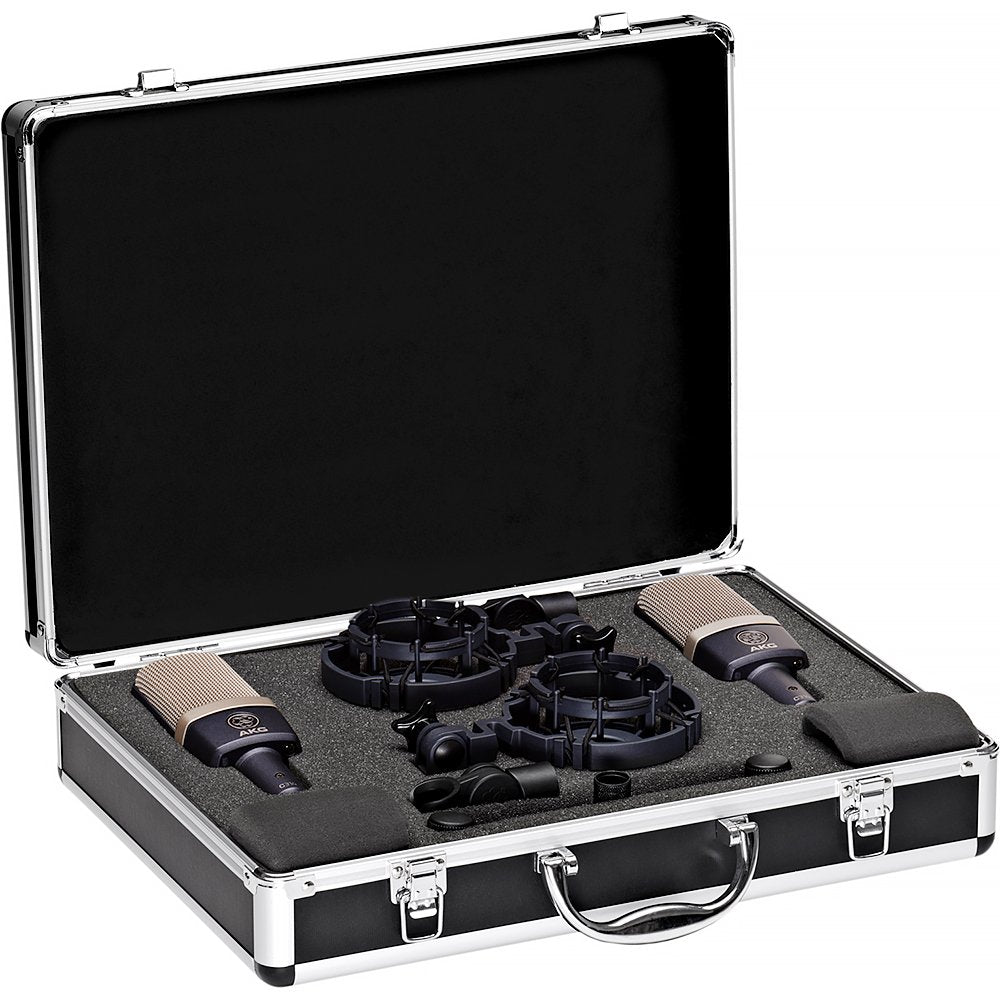 AKG C 314 Stereo Pair — Microphone, studio recording microphone body