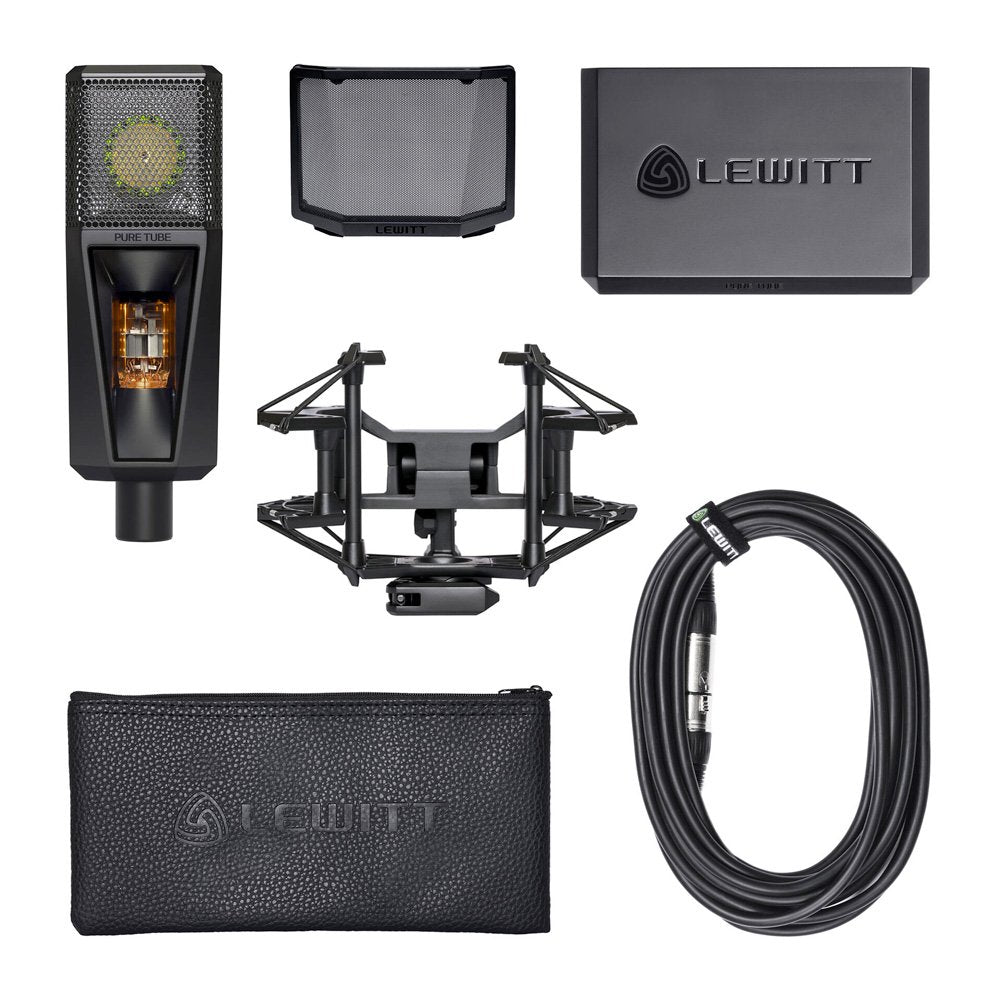 LEWITT AUDIO PURE TUBE Studio Set — Microphone, studio recording microphone body