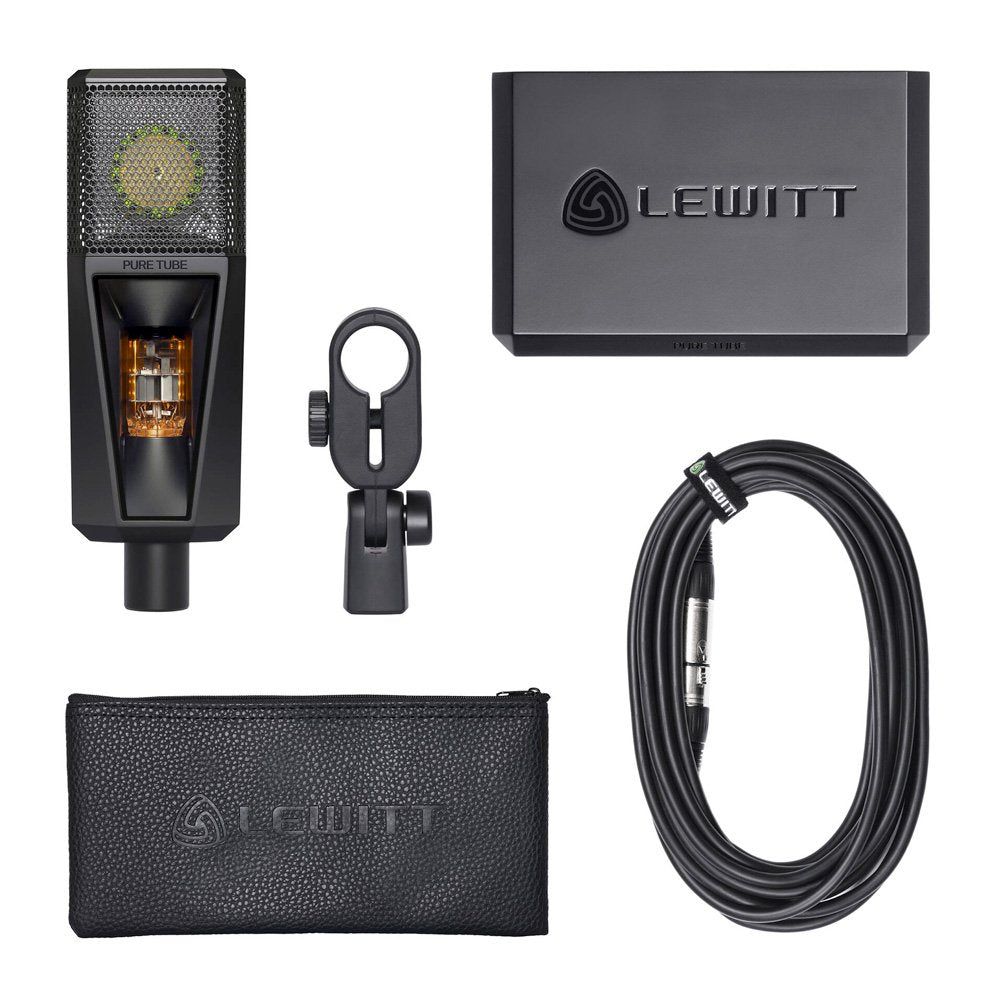 LEWITT AUDIO PURE TUBE Essential Set — Microphone, studio recording microphone body