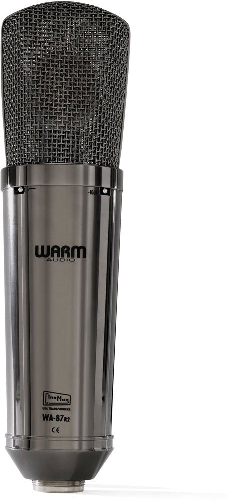 WARM AUDIO WA-87 Stereo Pair - Limited Edition Titanium — Microphone, studio recording microphone body