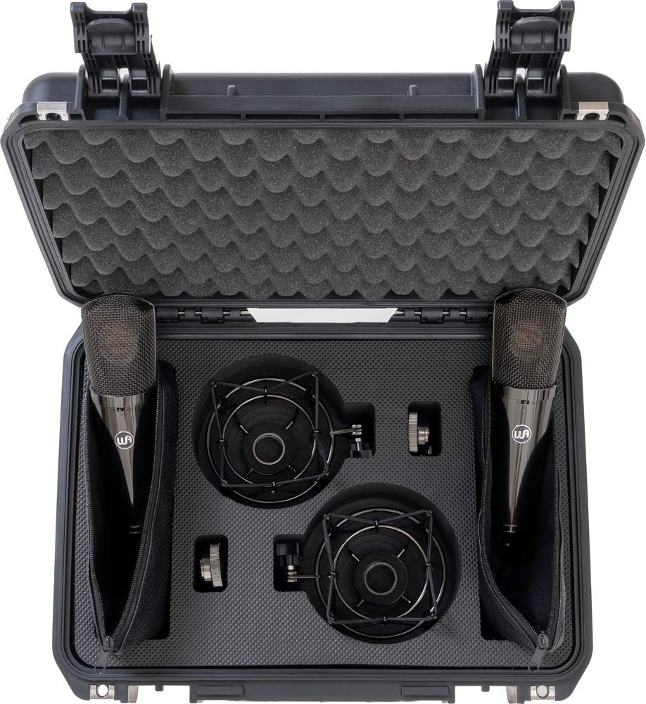 WARM AUDIO WA-87 Stereo Pair - Limited Edition Titanium — Microphone, studio recording microphone body