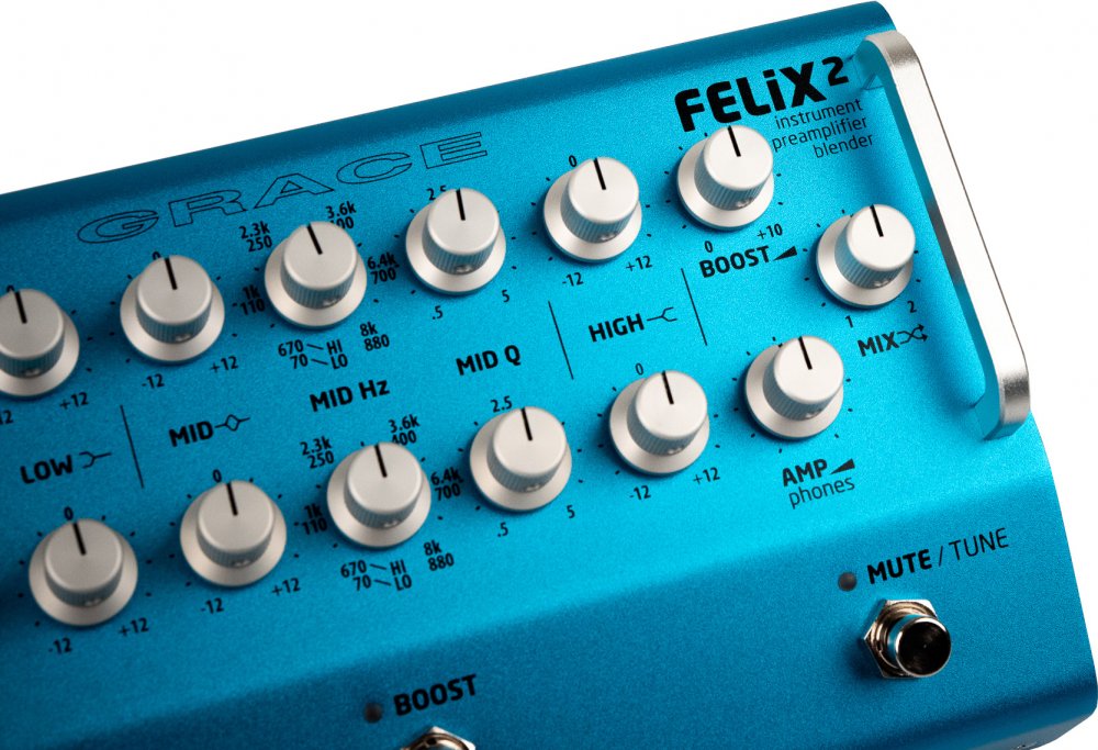 GRACE DESIGN Felix Limited Edition Blue — Microphone, studio recording microphone body