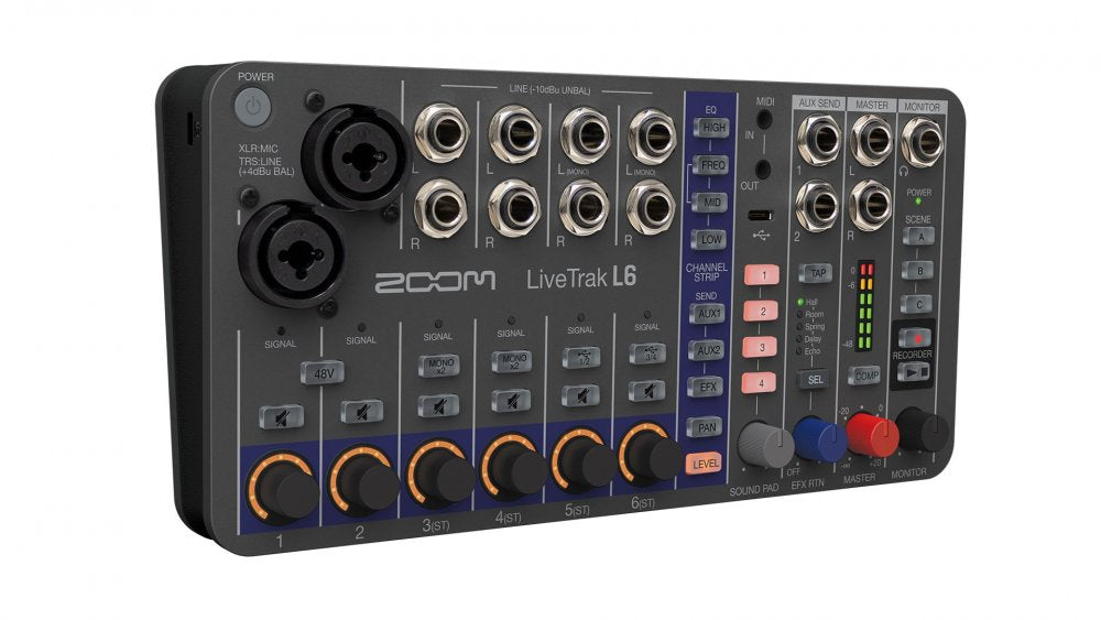 ZOOM LiveTrak L-6 — Mixer