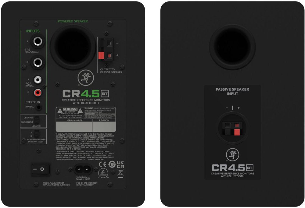 MACKIE CR4.5BT — Studio Monitor, nearfield reference loudspeaker