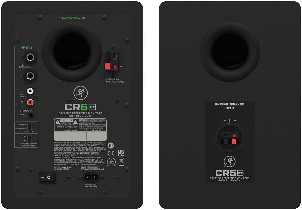 MACKIE CR5BT — Studio Monitor, nearfield reference loudspeaker