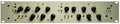 Front panel of a H2 AUDIO HELIOS 0011 stereo audio device with multiple knobs and switches for audio control.
