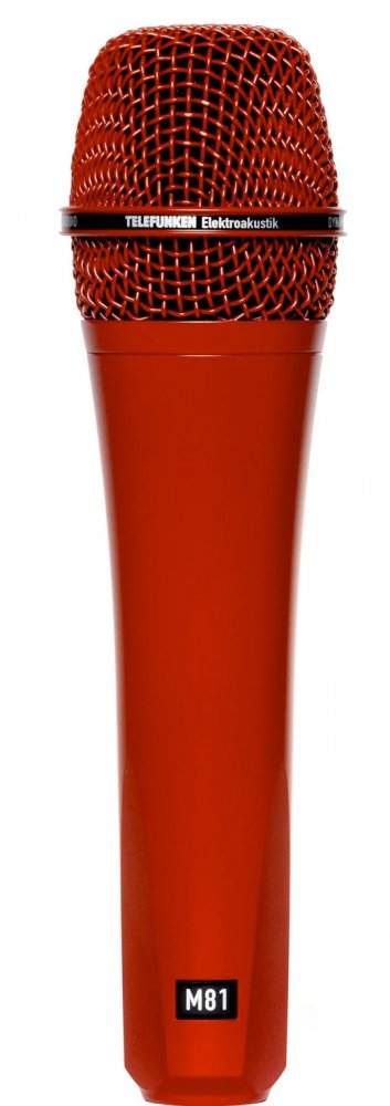 TELEFUNKEN M81 Red — Microphone, studio recording microphone body