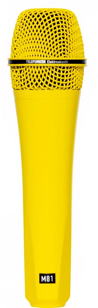 TELEFUNKEN M81 Yellow — Microphone, studio recording microphone body