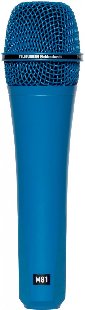 TELEFUNKEN M81 Blue — Microphone, studio recording microphone body