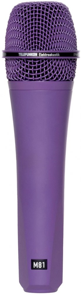 TELEFUNKEN M81 Purple — Microphone, studio recording microphone body
