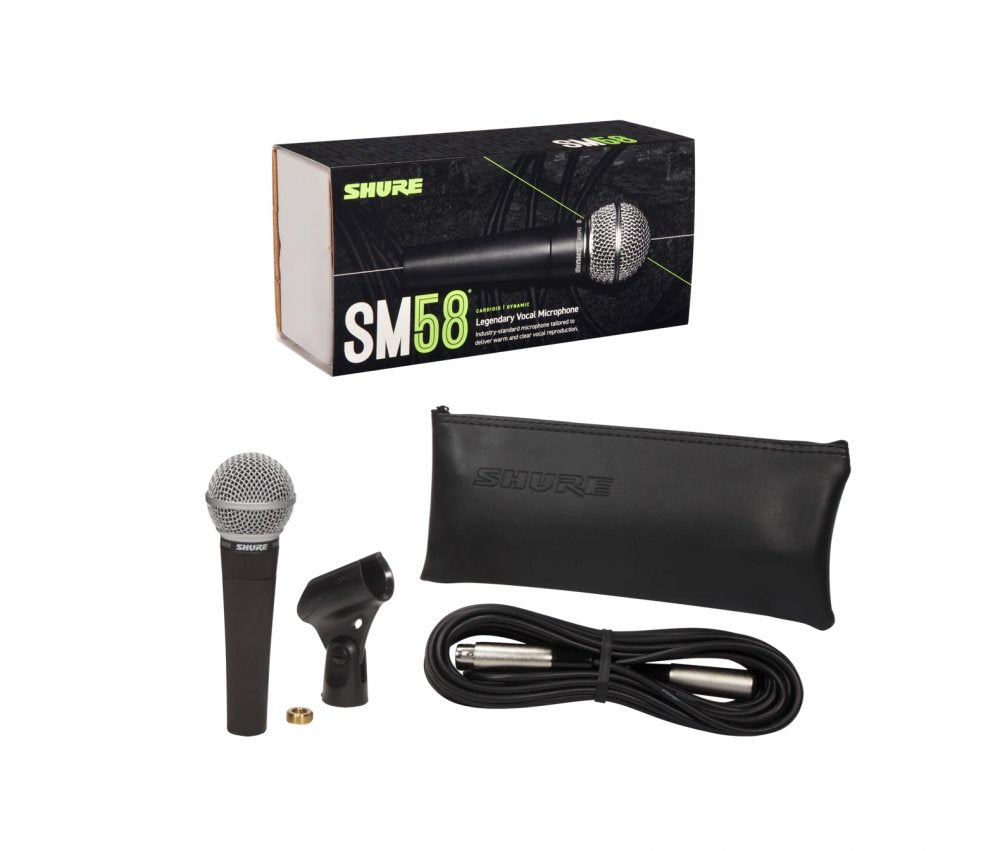 SHURE SM58-CN — Microphone, studio recording microphone body