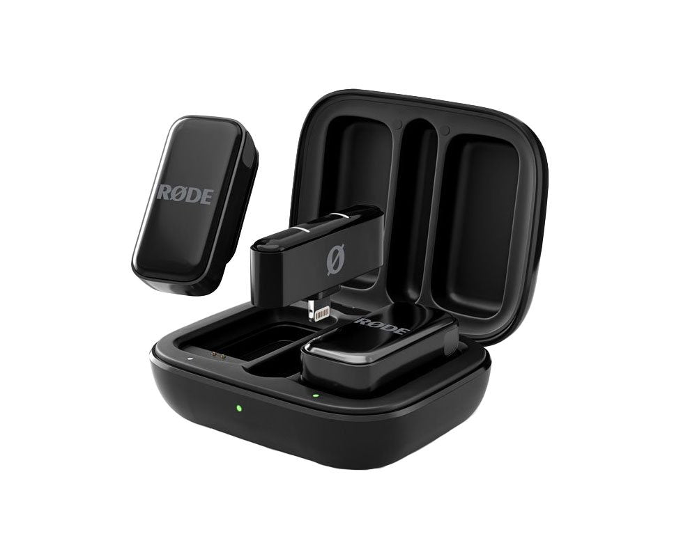 RODE Wireless Micro (Lightning, Black) — Microphone, studio recording microphone body
