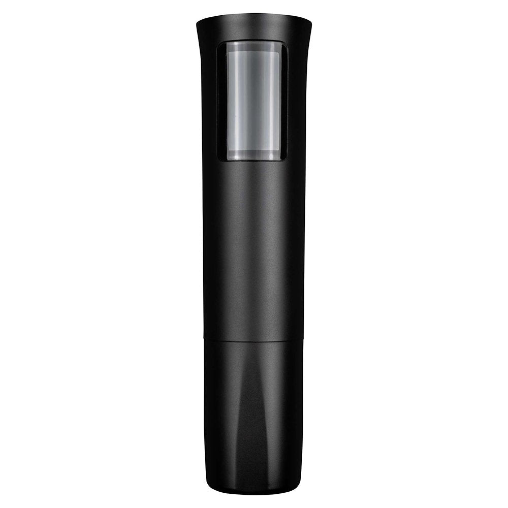 Black cylindrical microphone body shell with a transparent window near the top.