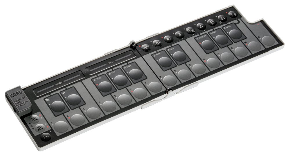KORG nanoKEY Fold - White — MIDI Controller, MIDI performance control surface