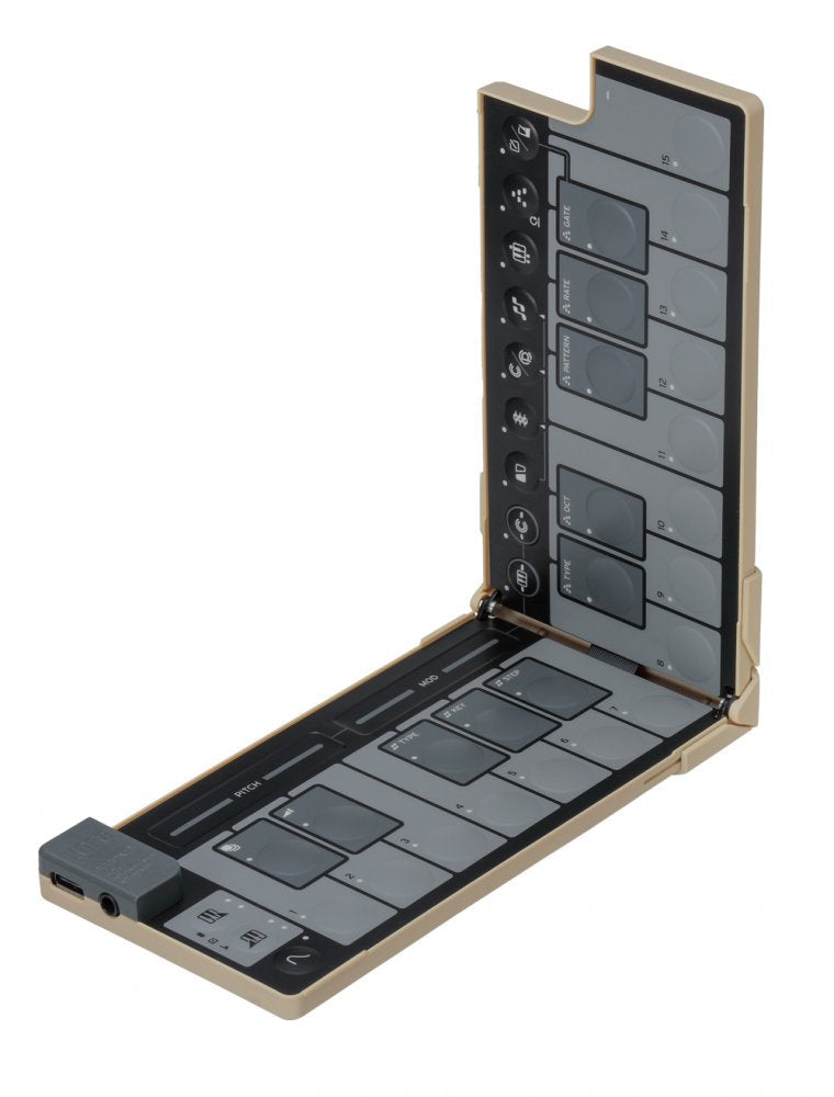 KORG nanoKEY Fold - Sand Beige — MIDI Controller, MIDI performance control surface