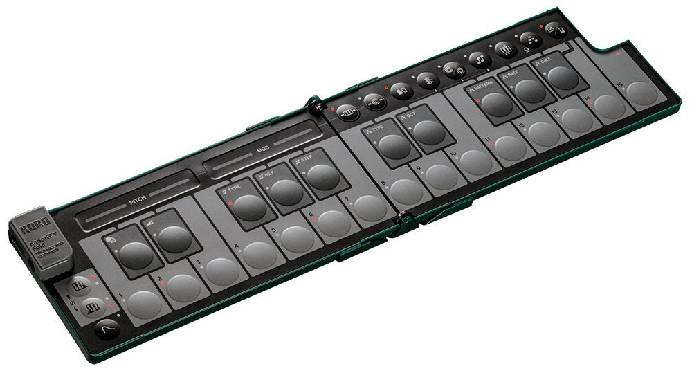 KORG nanoKEY Fold - Alpine Green — MIDI Controller, MIDI performance control surface