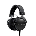 Black over-ear headphones with padded headband and ear cups, showing label DT 1770 PRO