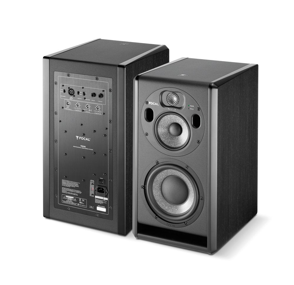 FOCAL Trio6ST Black — Studio Monitor, nearfield reference loudspeaker