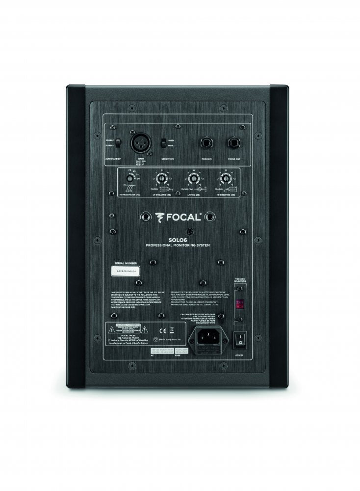 FOCAL Solo6 Black — Studio Monitor, nearfield reference loudspeaker