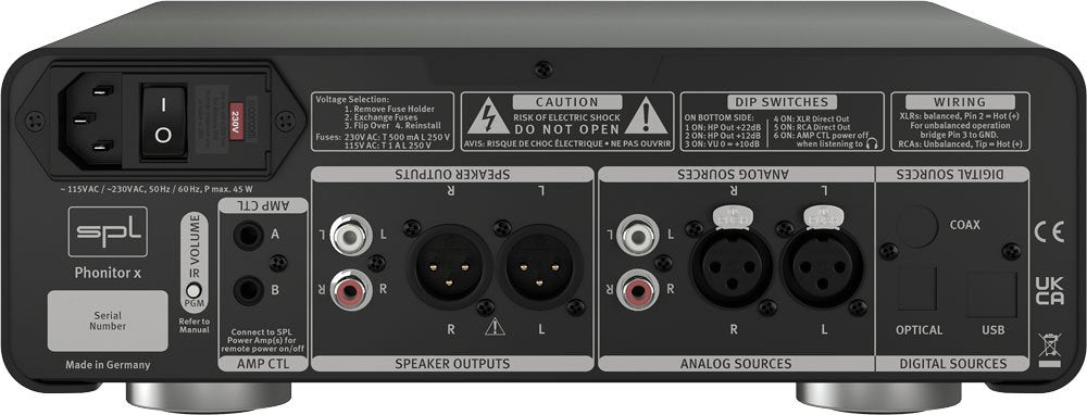 SPL Phonitor x + DAC768xs (Black) — Headphones
