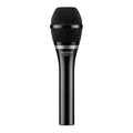 Black and silver handheld microphone with mesh grille and AUDIX OMX-T branding on the handle.