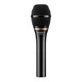 Black handheld microphone with mesh grille and Audix OMX-M branding on the handle.