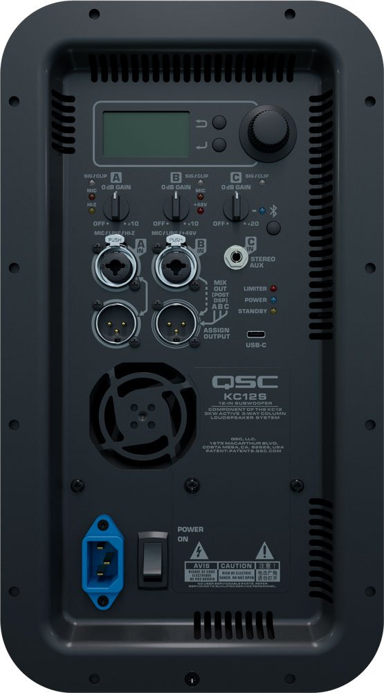 QSC KC12 - White — Studio Monitor, nearfield reference loudspeaker