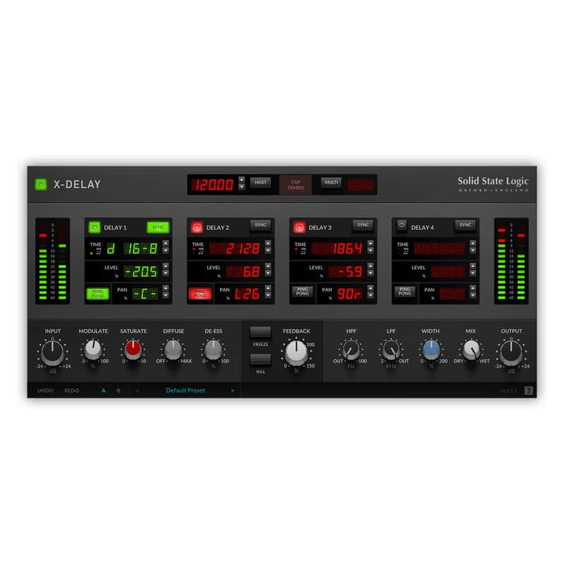 SSL Native X-Delay - Vintage Digital Delay (iLok)