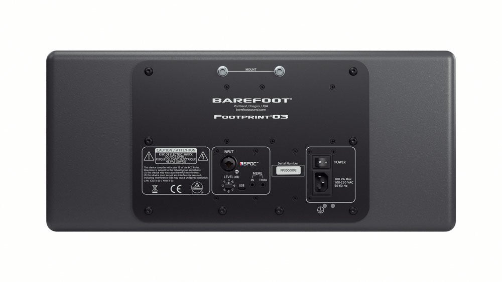 BAREFOOT SOUND Footprint03C — Studio Monitor, nearfield reference loudspeaker