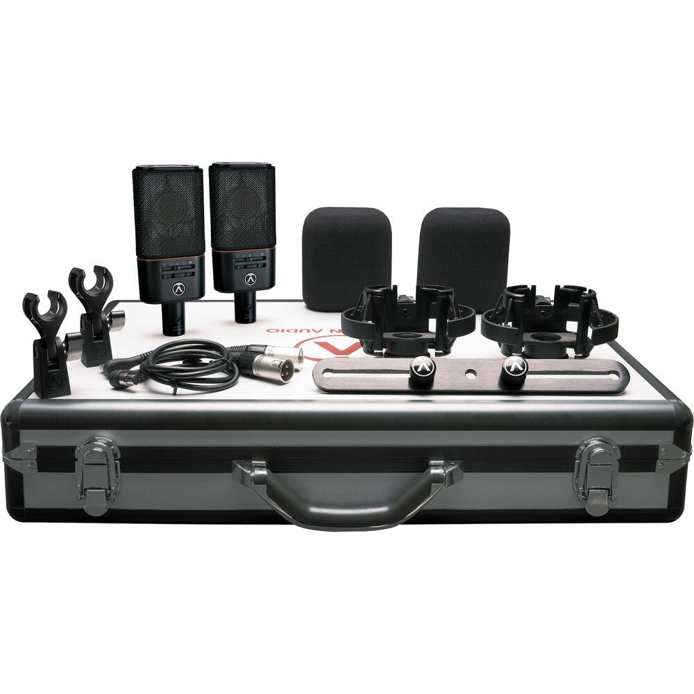 AUSTRIAN AUDIO OC818 Black DUAL SET PLUS — Microphone, studio recording microphone body