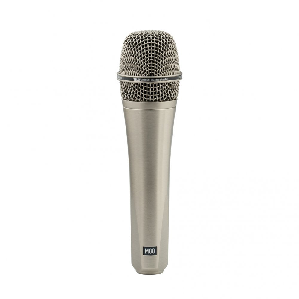 TELEFUNKEN M80 Satin Chrome — Microphone, studio recording microphone body