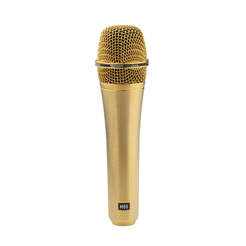 TELEFUNKEN M80 Satin Gold — Microphone, studio recording microphone body