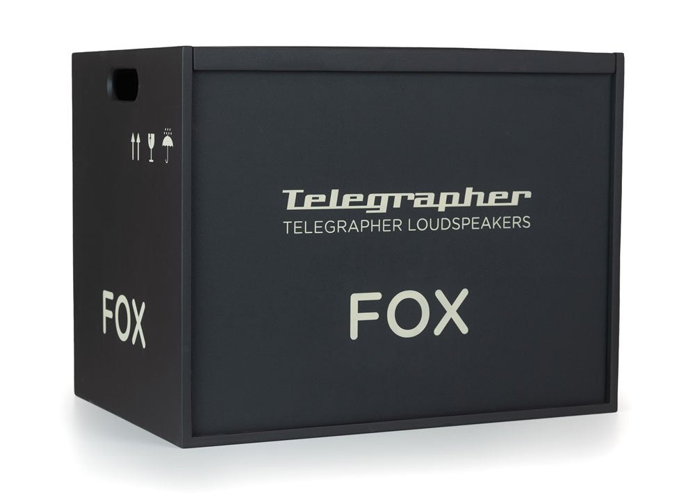 TELEGRAPHER FOX (Crow Black) — Studio Monitor, nearfield reference loudspeaker