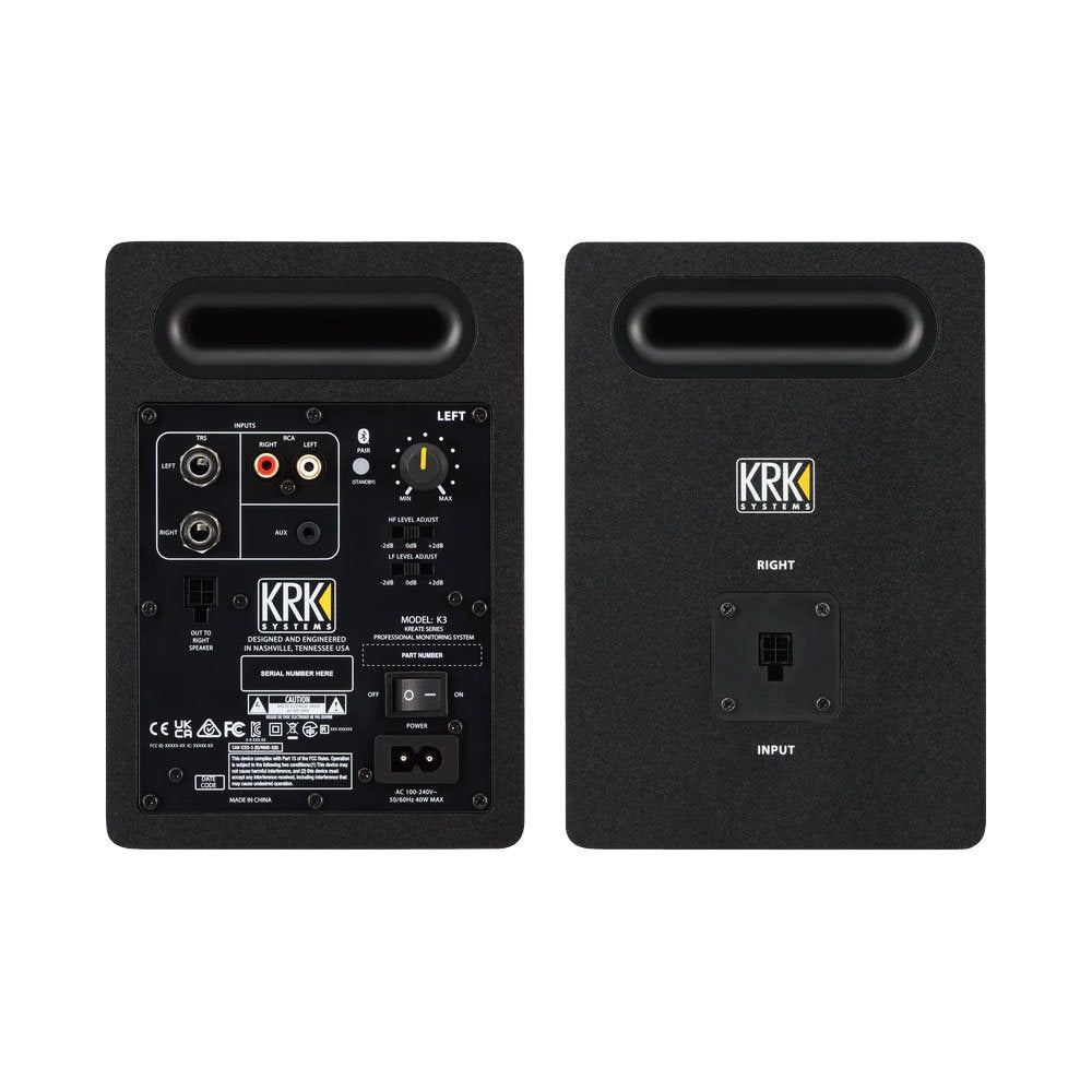 KRK Kreate 3 Studio (Pair) — Studio Monitor, nearfield reference loudspeaker