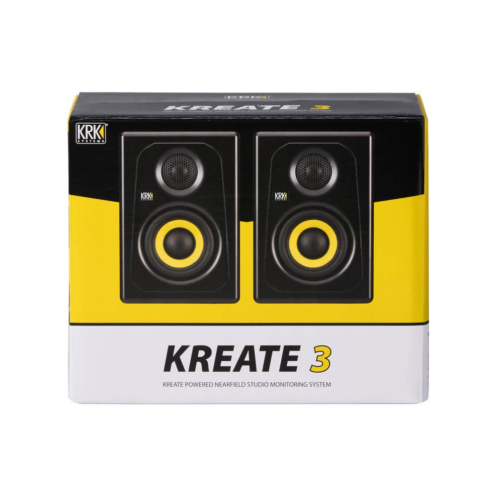 KRK Kreate 3 Studio (Pair) — Studio Monitor, nearfield reference loudspeaker