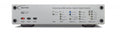 Front panel of a silver MUTEC MC1.2+ bi-directional USB and digital to digital converter with buttons and status LEDs.