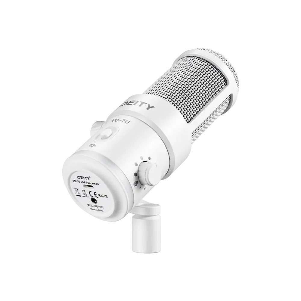 DEITY MICROPHONES VO-7U Tripod Kit - White, studio recording microphone body